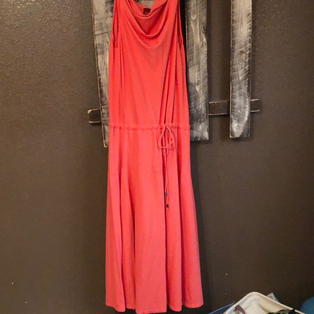 Coral dress (Size Large)